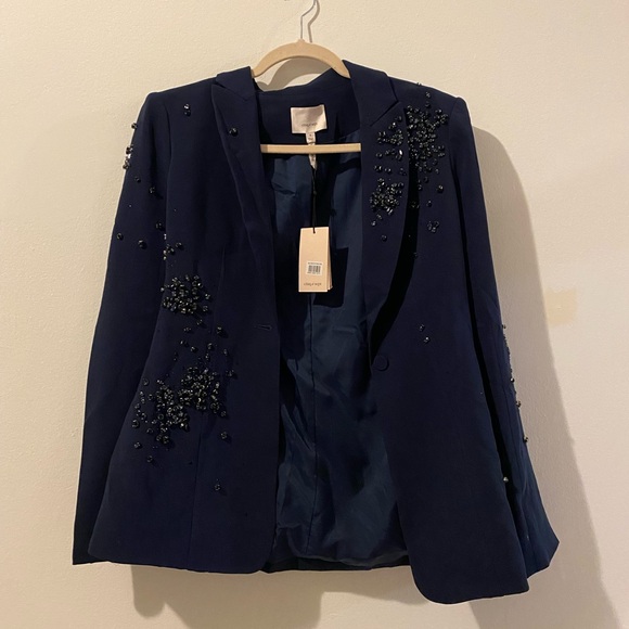 Cinqàsept bejeweled blazer - Picture 3 of 6